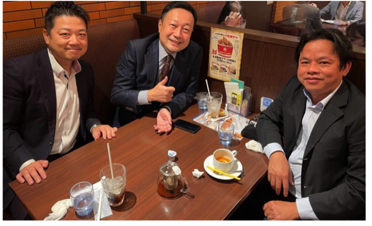 在京カンボジア大使館のソチビン商務参事官と昼食会